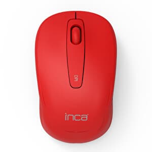 Inca IWM-331RK Sessiz Kablosuz Mouse Kırmızı
