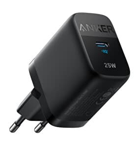 Anker 312 Samsung Pps Destekli 25w Siyah Usb-C Şarj Cihazı A2642