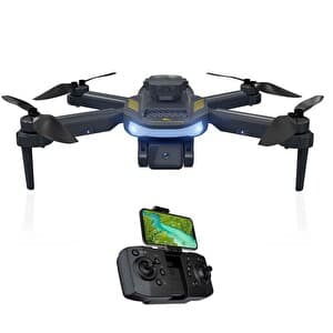 Corby CX030 Skywalk Kablosuz Katlanabilir Hareketli Kamera 720P Smart Drone Siyah