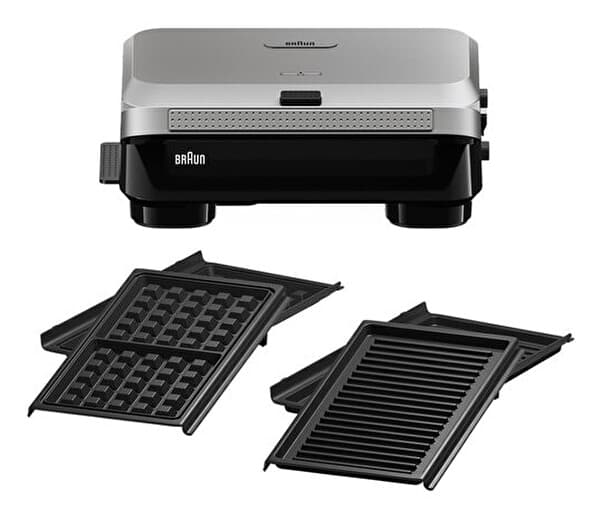 Braun SnackMaker 5 SM5006 Gümüş Izgara ve Tost Makinesi