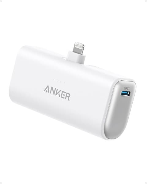 Anker 62112W Beyaz Powerbank Lightning Connector