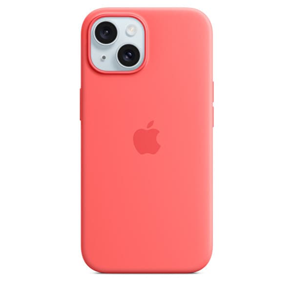 Apple Mt0v3zm/A İPhone 15 Magsafe Özellikli Silikon Guava Kılıf